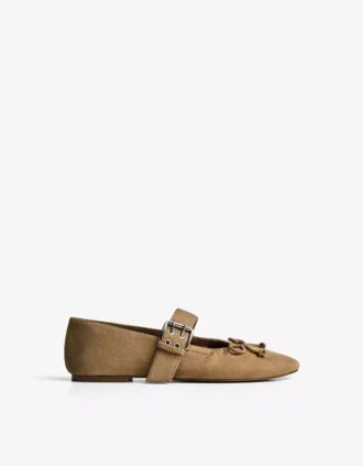 Ballerines à boucle – Chaussures plates – Femme