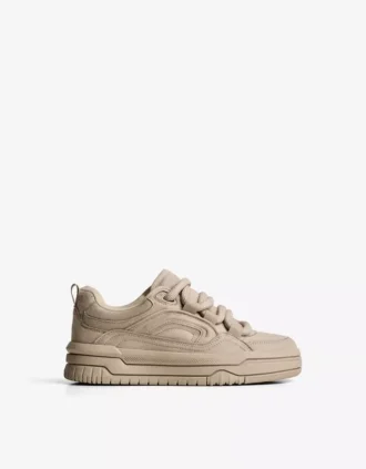 Baskets chunky de style skateur