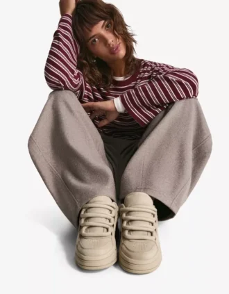 Baskets chunky de style skateur
