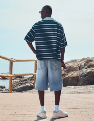 Bermuda en denim ample – Shorts et shorts en jean