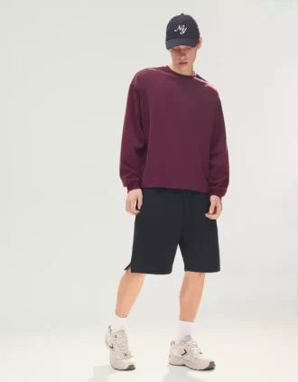 Bermuda en peluche – Shorts et shorts en jean