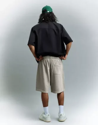 Bermuda imprimé coupe carrée – Shorts et shorts en jean – Homme