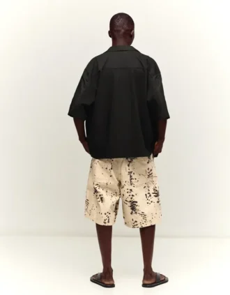 Bermuda imprimé à jambes larges – Homme