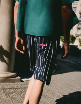 Bermuda rayé effet serviette – Bershka Lovers