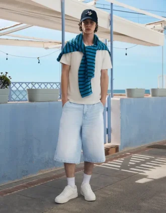 Bermuda skater en denim – Shorts et shorts en jean