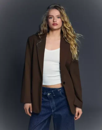 Blazer avec boucle dans le dos – Vestes et trenchs