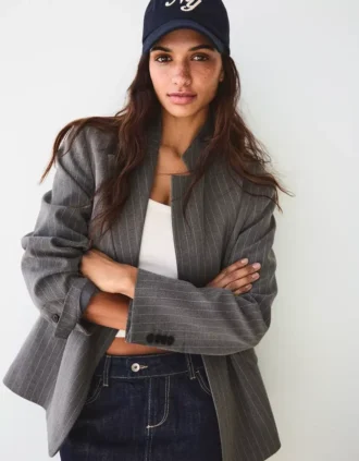 Blazer à pinces dans le dos – Vestes et trenchs