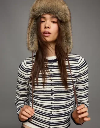 Bonnet en fausse fourrure – Accessoires