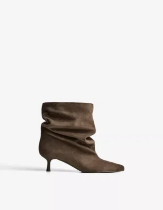 Bottines souples à talons bobines – Bottes et bottines