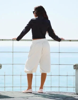 Capri à entrejambe tombant