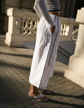 Capri technique avec cordons de serrage – Pantalons