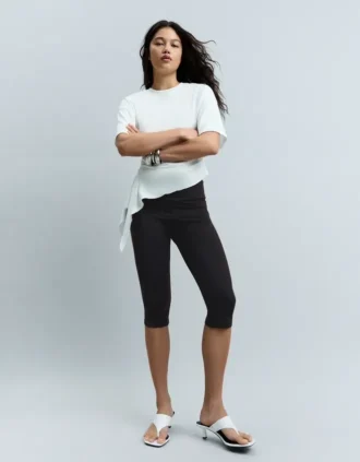 Capris techniques en maille