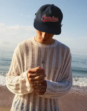 Casquette brodée