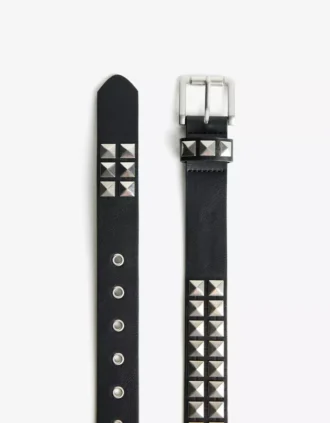 Ceinture en Faux Leather cloutée – Accessoires