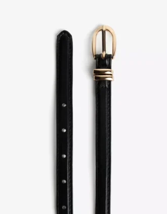 Ceinture en Faux Leather surpiquée – Accessoires