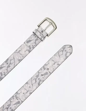 Ceinture imprimée feuilles – Accessoires – Homme