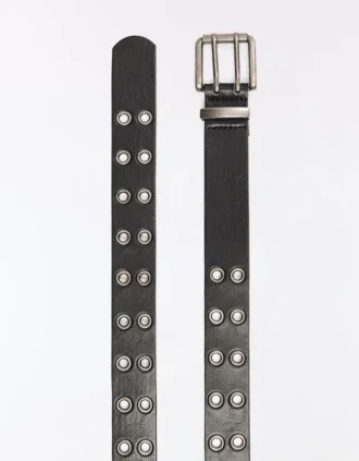 Ceinture large à œillets