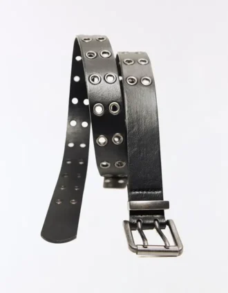 Ceinture large à œillets