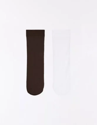 Chaussettes à pois en plumetis