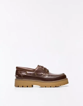 Chaussures bateau à semelle épaisse – Chaussures élégantes