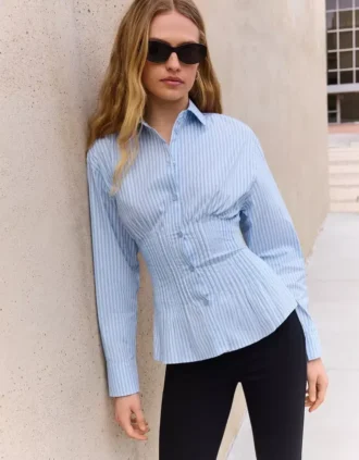 Chemise ajustée avec pinces