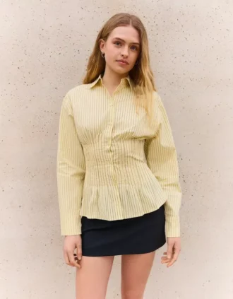 Chemise ajustée avec pinces