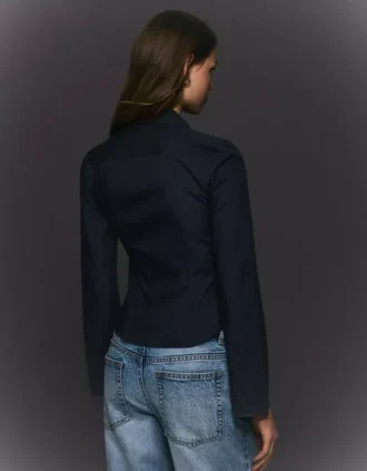 Chemise ajustée à manches cloche – Chemises et blouses
