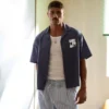 Chemise imprimée à manches courtes et coupe carrée – Chemises Chemise imprimée à manches courtes et coupe carrée – Chemises