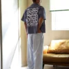 Chemise imprimée à manches courtes et coupe carrée – Chemises Chemise imprimée à manches courtes et coupe carrée – Chemises