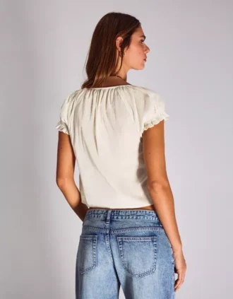 Chemisier à manches courtes – Chemises et blouses