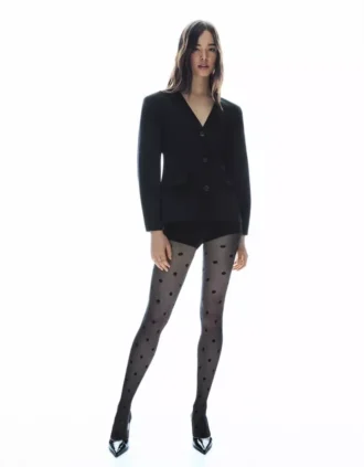 Collants en maille à pois – Accessoires
