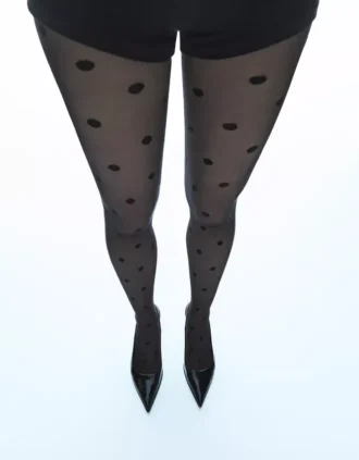 Collants en maille à pois – Accessoires