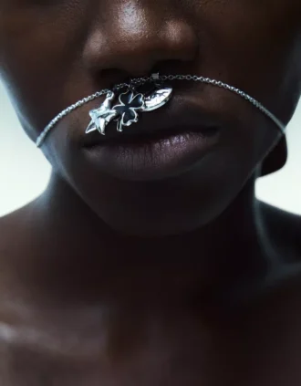 Collier à pendentif en acier – Accessoires
