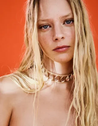 Collier ras-du-cou miroir