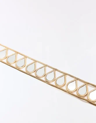Collier ras-du-cou miroir