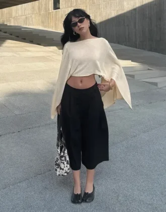 Culotte-bermuda à rayures – #Bershkastyle – Femme