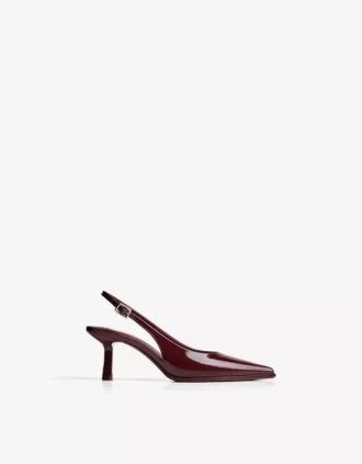 Escarpins à talon bobine et bride arrière – Chaussures