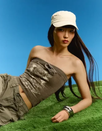 Haut bandeau Ed Hardy X Bershka
