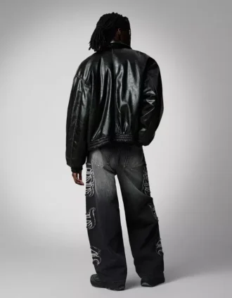 Jean baggy avec patch – Jeans – Homme
