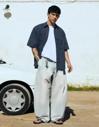 Jean à pinces – Jeans – Homme