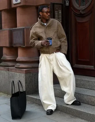 Jean à pinces – Jeans – Homme