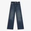 Jean taille basse à coupe droite – Pantalon Jean taille basse à coupe droite – Pantalon
