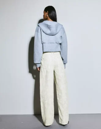 Jeans baggy taille basse à imprimé tonneau – Pantalons