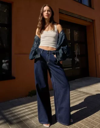 Jeans à jambes larges – Pantalons Jeans à jambes larges – Pantalons