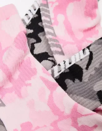 Lot de 2 paires de chaussettes imprimées – Accessoires