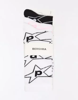 Lot de 3 paires de chaussettes imprimées – Accessoires