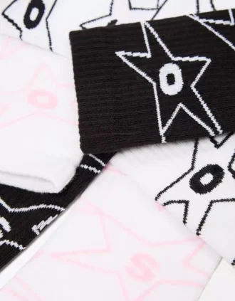 Lot de 3 paires de chaussettes imprimées – Accessoires