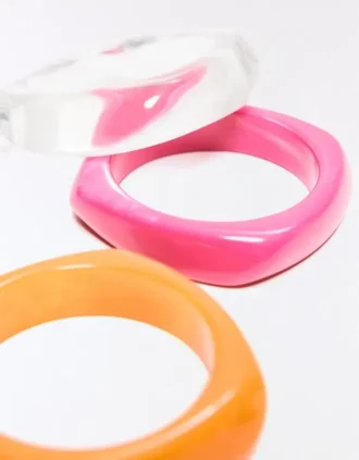 Lot de bracelets en résine