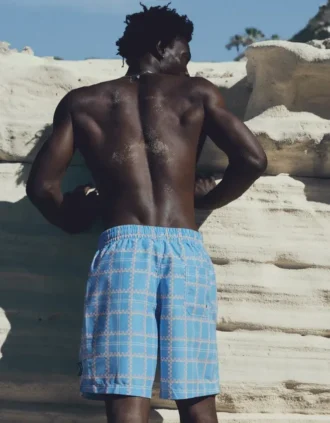 Maillot de bain à imprimé à carreaux – Bershka Lovers