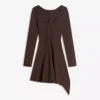 Mini-robe asymétrique à manches longues et ourlet évasé – Robes et combinaisons Mini-robe asymétrique à manches longues et ourlet évasé – Robes et combinaisons